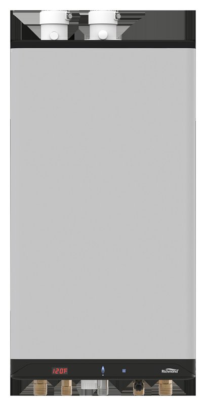 Richmond Encore L Series RMCBH-L125I Condensing Combi Boilers, Natural Gas, 125,000 Btu/hr BTU, 4 gpm Water