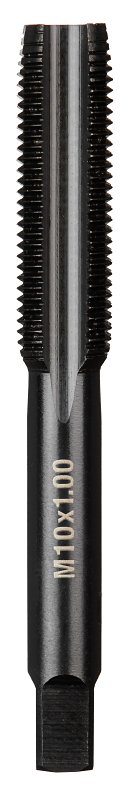 Milwaukee 49-57-5154 Straight Flute Plug Tap, M10x1 Thread, Fine Thread, 31.75 mm L Thread, 4-Flute, HCS