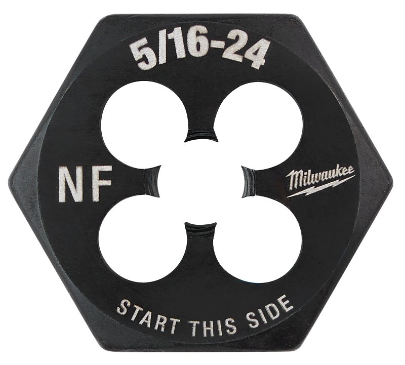 Milwaukee 49-57-5344 Threading Die, 5/16-24 Thread, Fine Thread, HCS