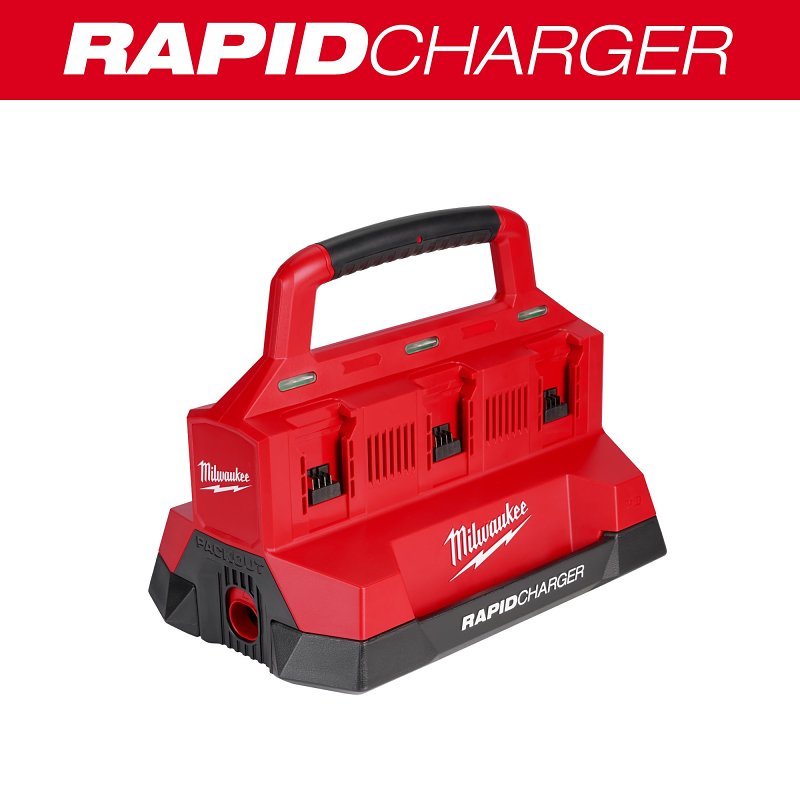 Milwaukee 48-59-1809 Rapid Charger, 18 V, 5 Ah, 60 min Charge