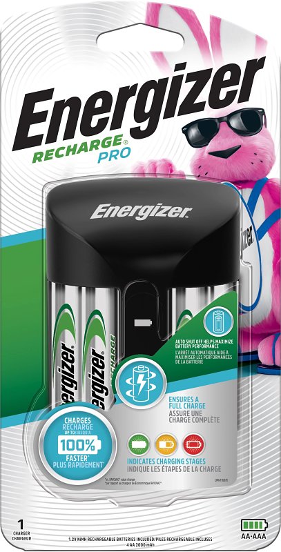 AA RECHRG BATTERY & CHARGER