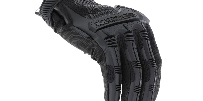 Mechanix Wear M-Pact Series MPSD-55-010 Tactical Gloves, L, Full, Sweat Wipe Thumb, Hook and Loop Cuff, Covert