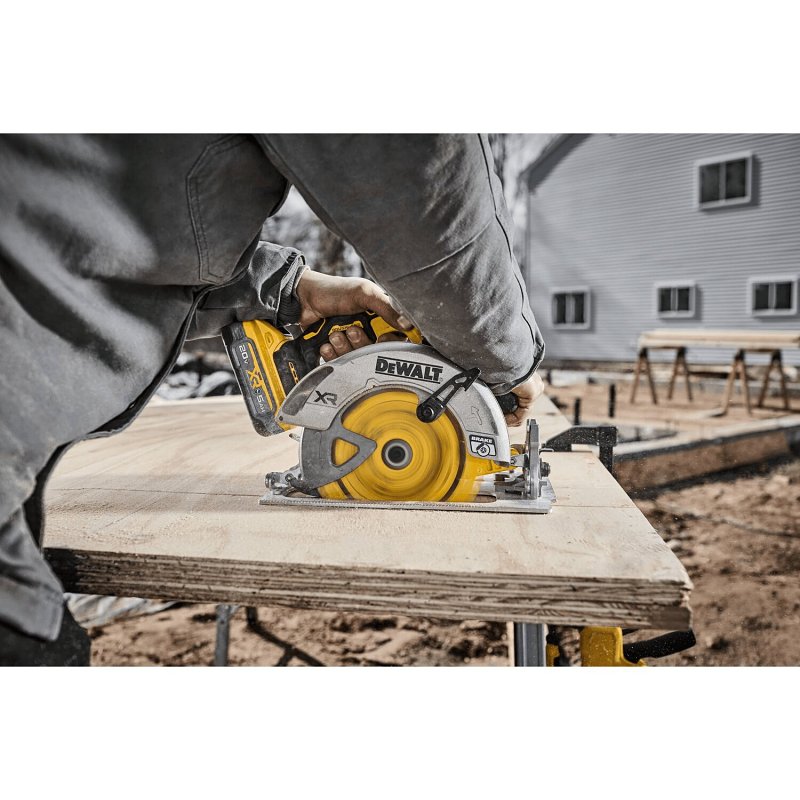 DEWALT DWA171424B10 Circular Saw Blade, 7-1/4 in Dia, 5/8 in Arbor, 24-Teeth, Tungsten Carbide Cutting Edge