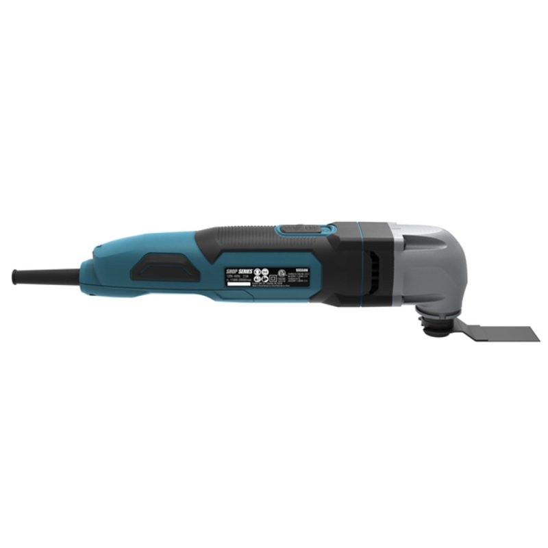 ShopSeries SS5508 Oscillating Multi-Tool, 2.5 A, 1-3/8, 3-1/3 in Blade, Variable Speed Control