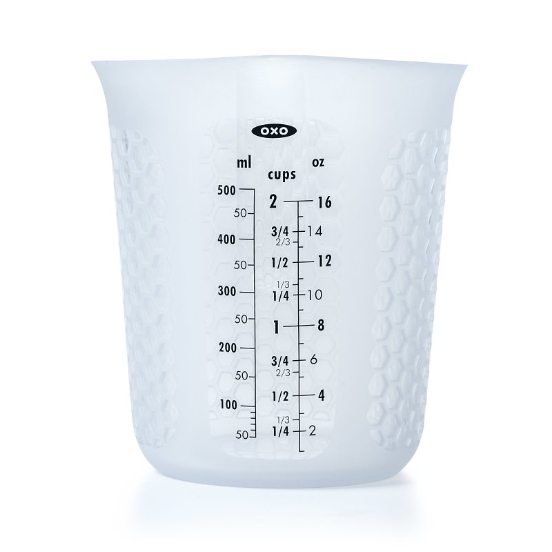 Oxo 11161000 Measuring Cup, 2 Cup Capacity, Silicone