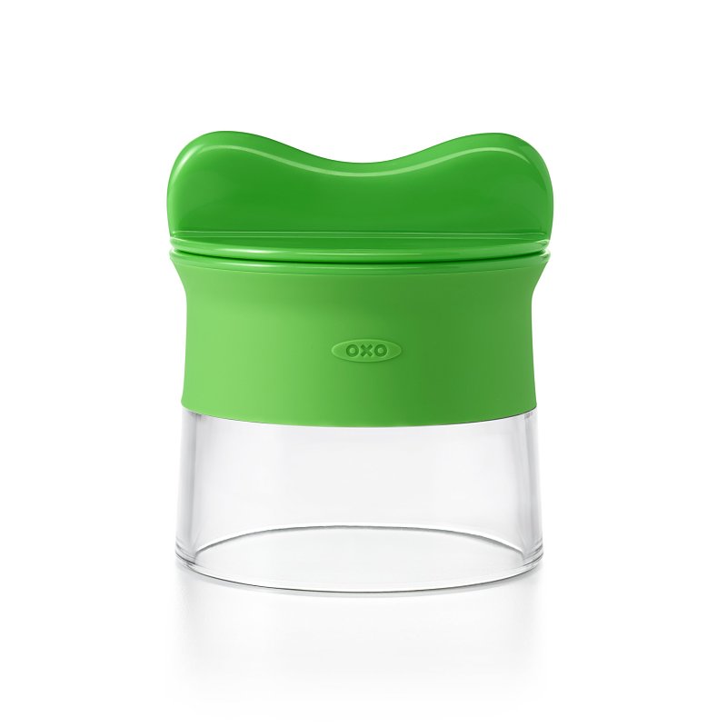 Oxo 11151300 Hand-Held Spiralizer, 3-1/2 in L, Stainless Steel, Green, Non-Slip Grip Handle
