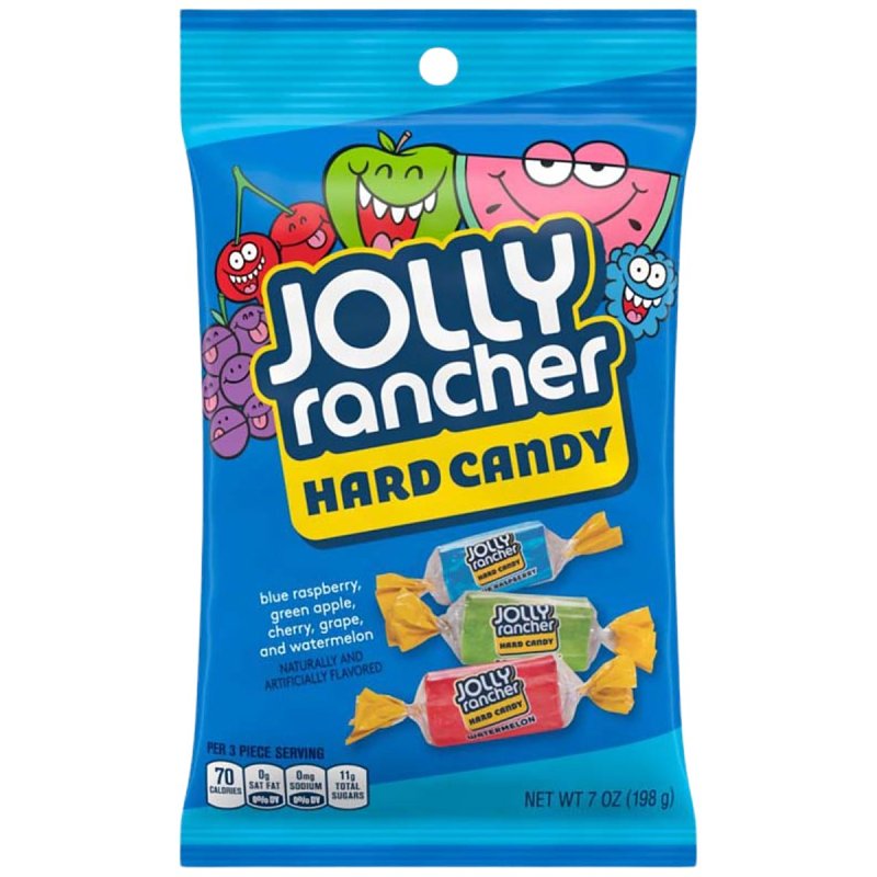 JOLLY Rancher LEA70230 Hard Candy, Original, 7 oz, Bag