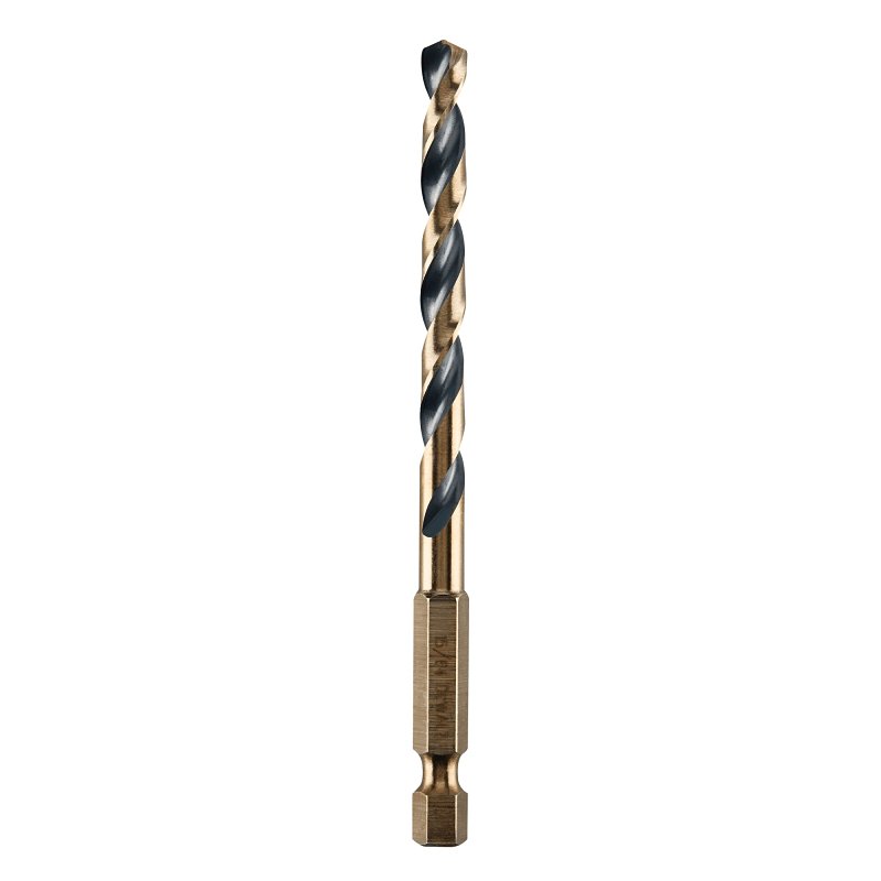 DEWALT DWA5015 Drill Bit, 15/64 in Dia, 4 in OAL, Heavy-Duty, 1/4 in Dia Shank, Hex Shank