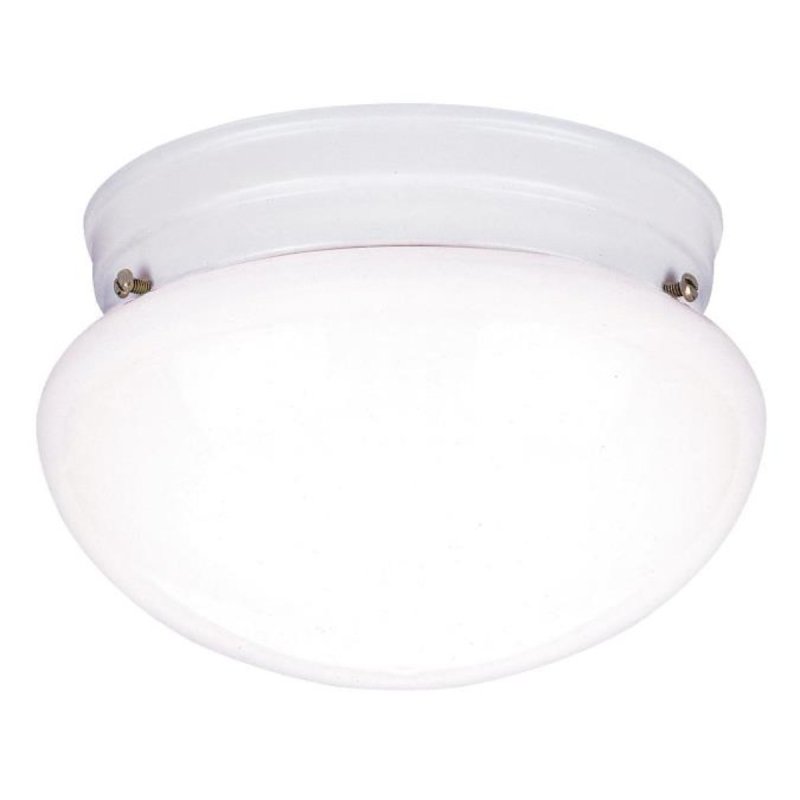 Westinghouse 66699 Ceiling Light Fixture, White Shade, 1-Lamp, White Fixture