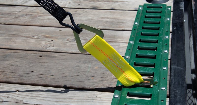 Keeper 47801 E-Track Tie-Off Strap, Yellow