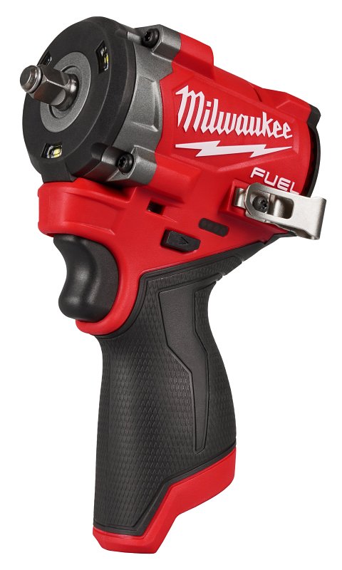 Milwaukee M12 FUEL Series 2562-20 Stubby Impact Wrench, Tool Only, 12 V, 3/8 in Drive, 3500 ipm, 3000 rpm Speed