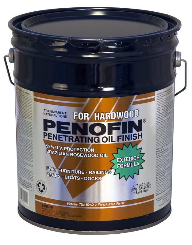 Penofin F3XHW5G Wood Stain, Natural, Liquid, 5 gal