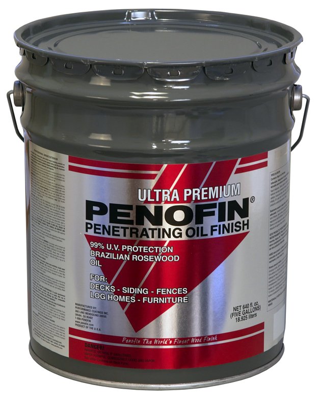 Penofin F5MSA5G Semi-Transparent Stain, Transparent Sable, Liquid, 5 gal