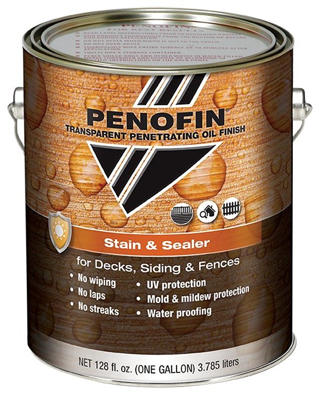 Penofin FSSEBGA Penetrating Oil Finish Stain and Sealer, Matte, Ebony, Liquid, 1 gal