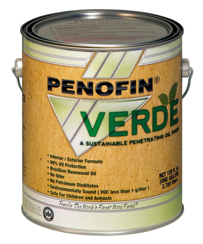Penofin Verde Series F0VASGA Penetrating Oil Finish, Ash, Liquid, 1 gal