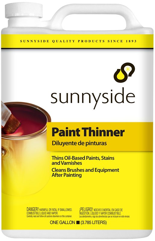 Sunnyside 701G1 Paint Thinner, Liquid, Petroleum, Clear, 1 gal, Bottle