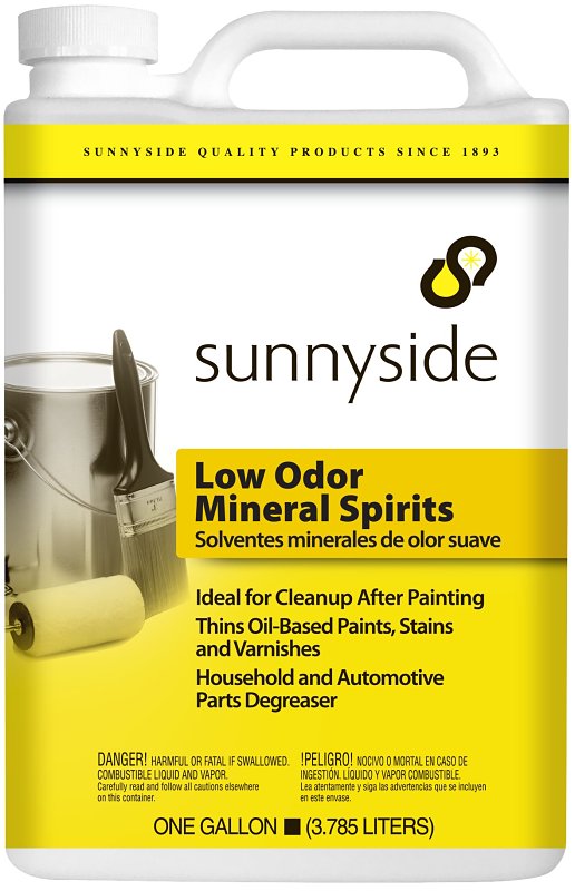 Sunnyside 803G1 Mineral Spirit Thinner, Liquid, Petroleum, Clear, 1 gal, Can
