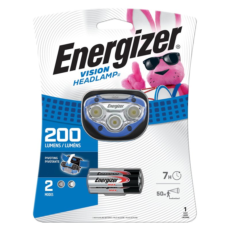 HEADLIGHT 2 LED LT 3AAA 200LM