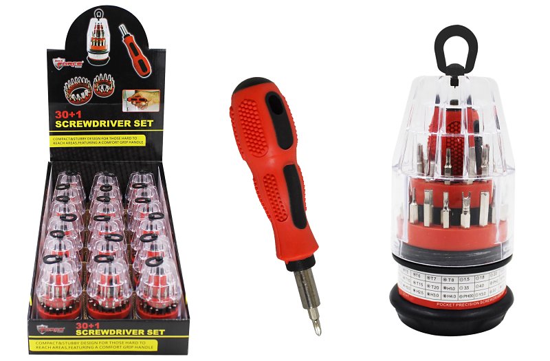 Diamond Visions 22-2221525 Mini Screwdriver Set, 31-Piece