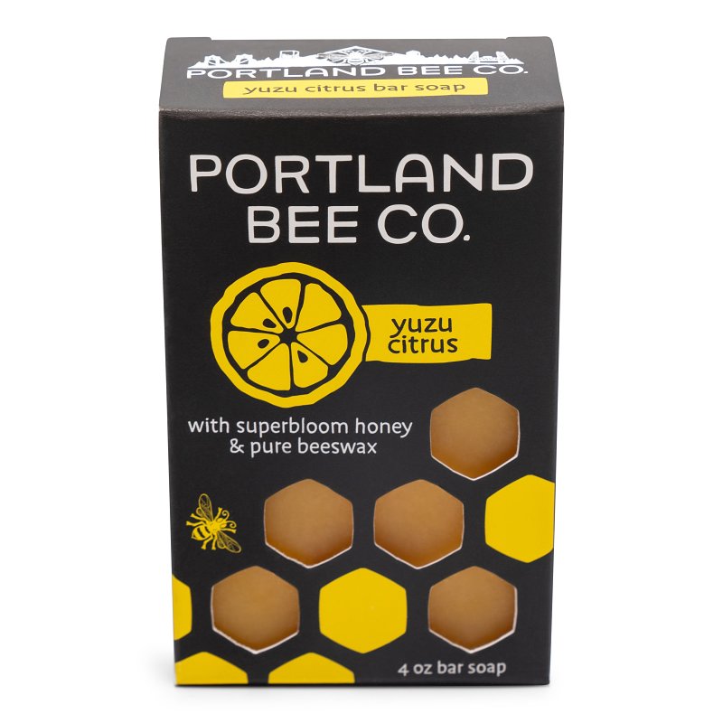 Portland Bee Balm 137 Soap, Bar, Yuzu Citrus, 4 oz