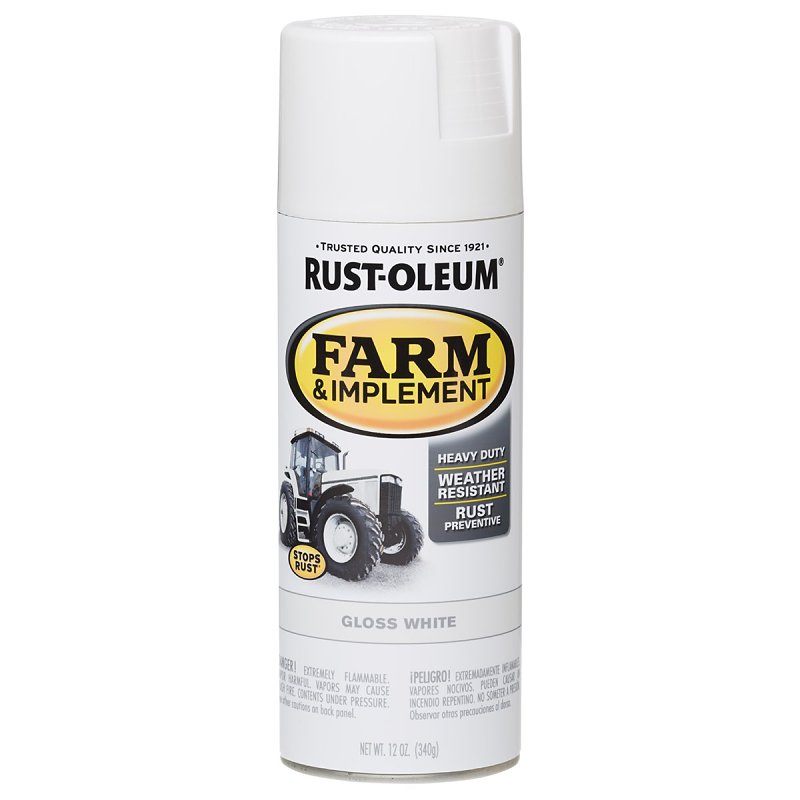 Rust-Oleum 280133 Farm Equipment Spray , Gloss, Massey Ferguson Gray, 12 oz, Can