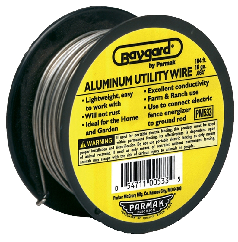 Baystock Single Strand Aluminum Wire 16 Gauge 00533 - 164 Feet