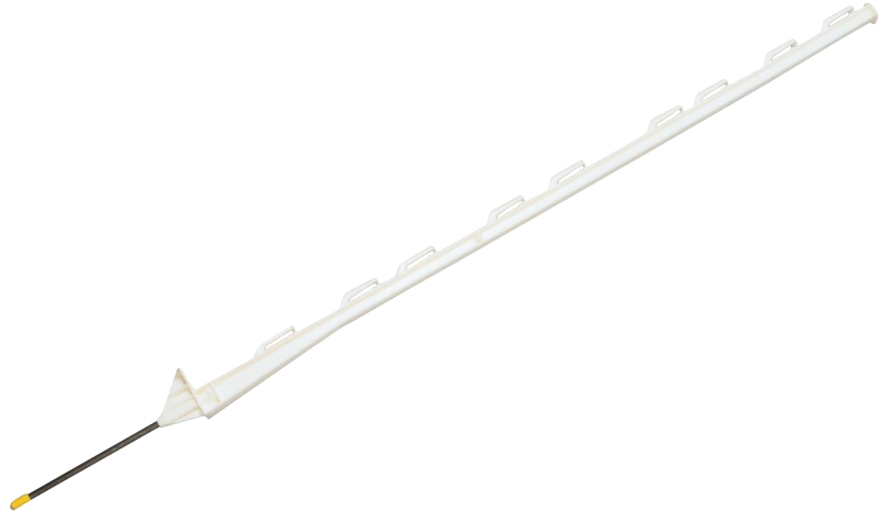 Parmak 896 Step-In Post, 48 in OAH, ABS, White