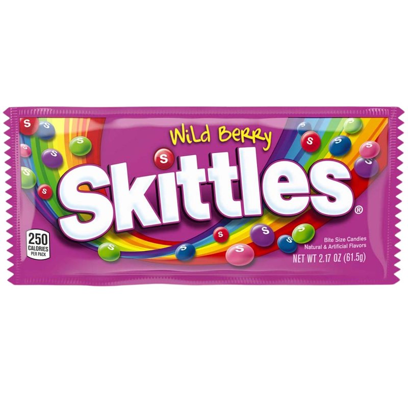 Skittles 113990 Candy, Wild Berry, 2.17 oz Pack