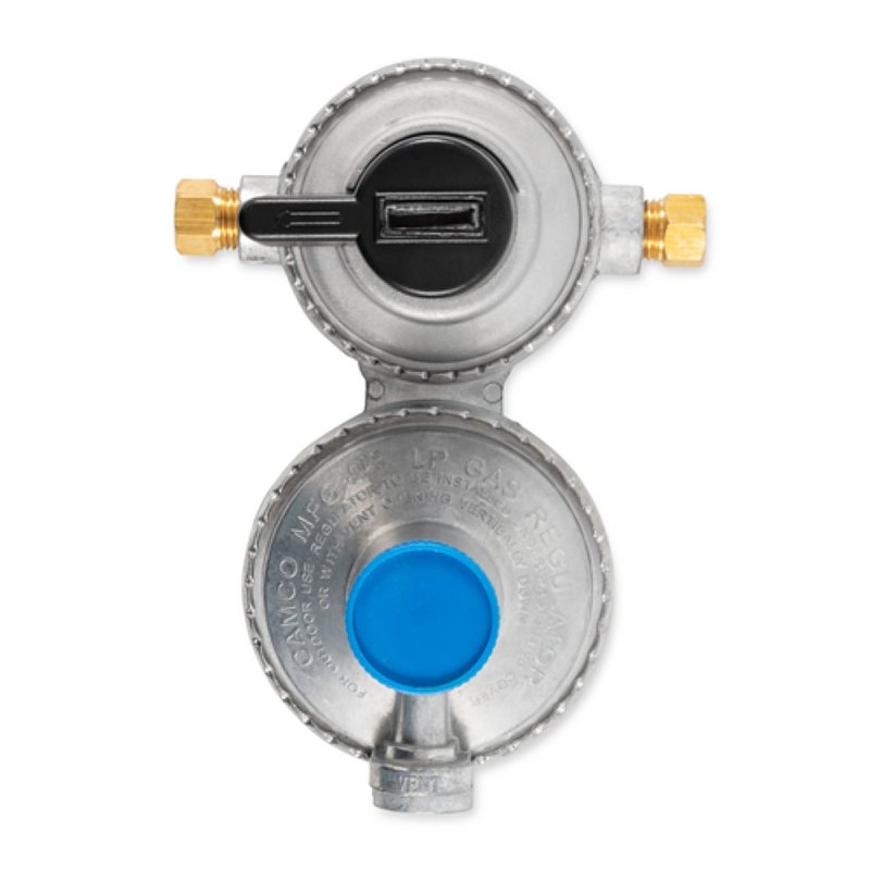 Camco USA 59005 Propane Regulator, 1/4, 3/8 in Connection, 5 in L Hose