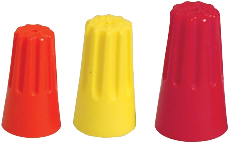 Hubbell HWCS346C15 Twist On Wire Connector, 22 to 14 AWG Wire, Thermoplastic Housing Material, Orange/Red/Yellow