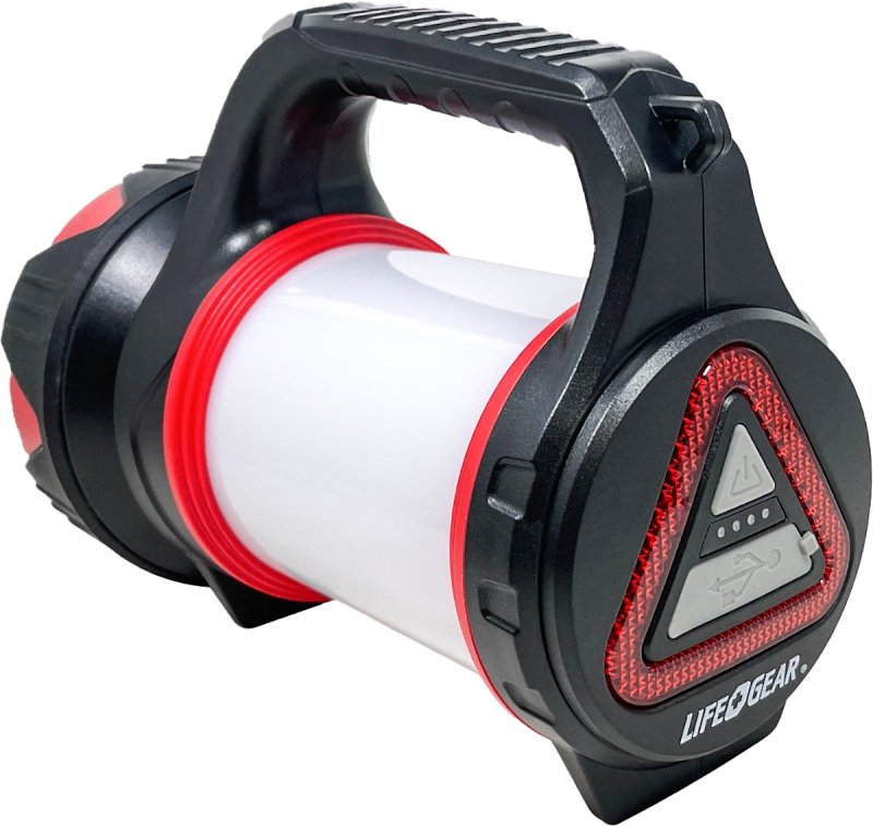 Dorcy 41-3081 USB Lantern, Lithium-Ion Battery, Black/Red