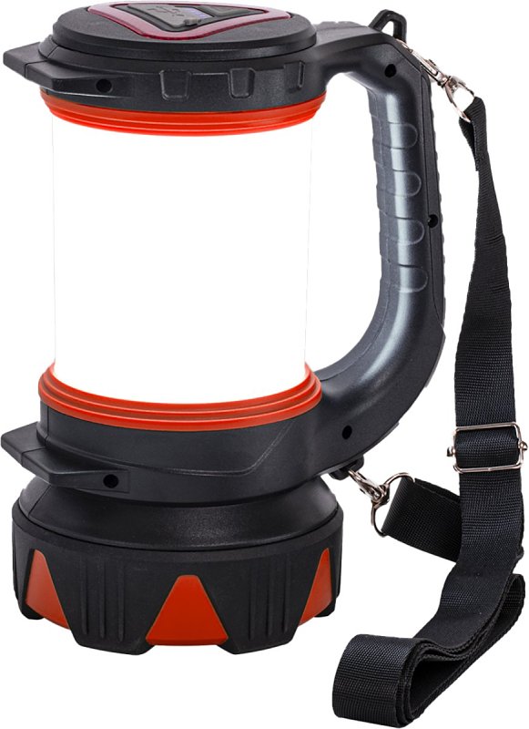 Dorcy 41-3081 USB Lantern, Lithium-Ion Battery, Black/Red