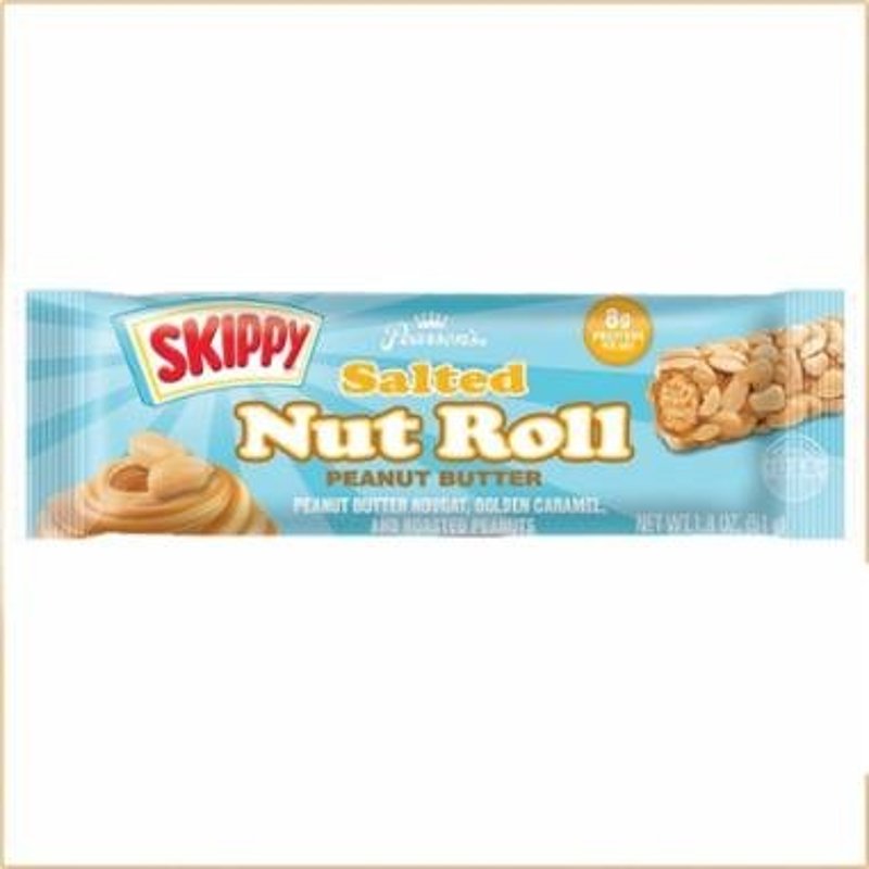 Pearson's 90670 Salted Nut Roll, Peanut Butter, 1.8 oz