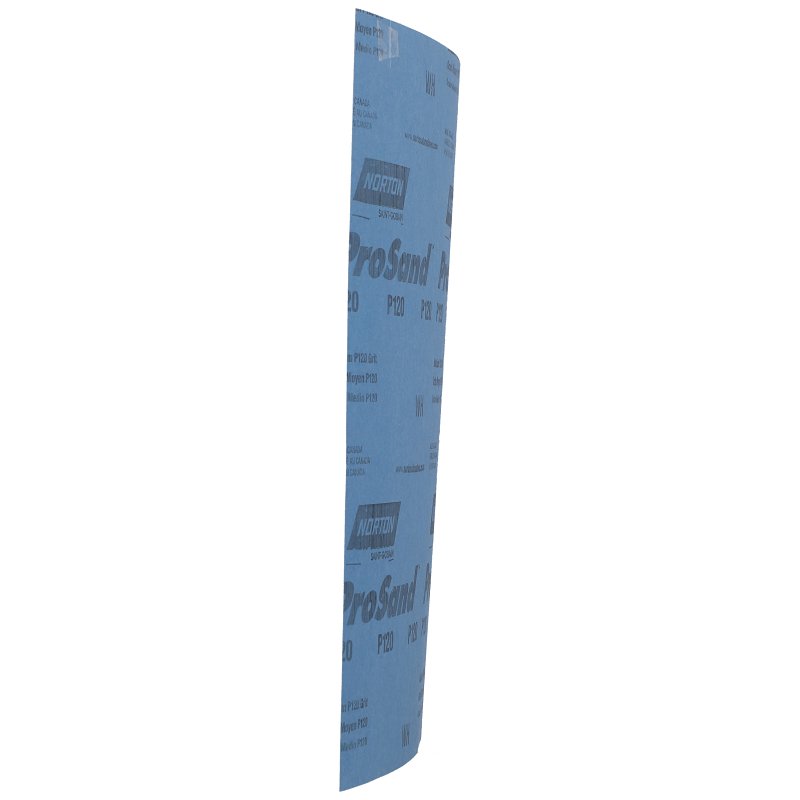 Norton ProSand 07660768161 Sanding Sheet, 11 in L, 9 in W, Medium, 120 Grit, Aluminum Oxide Abrasive, Paper Backing