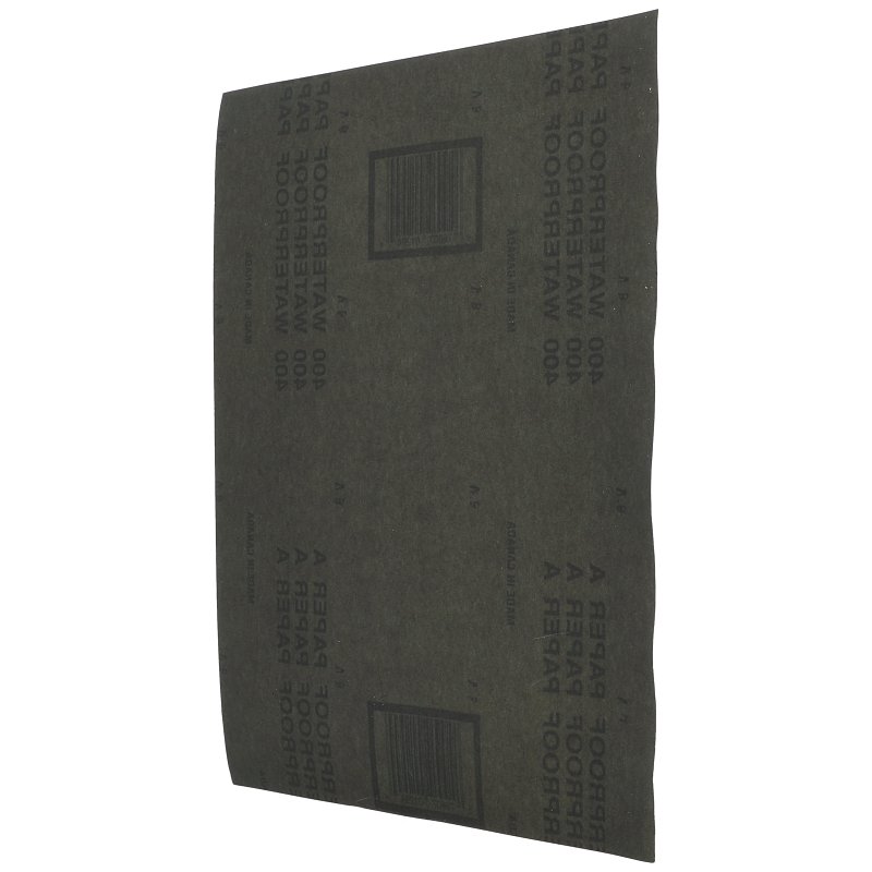 Norton 01224 Sanding Sheet, 9 in L, 11 in W, 400A Grit, Super Fine, Aluminum Oxide Abrasive