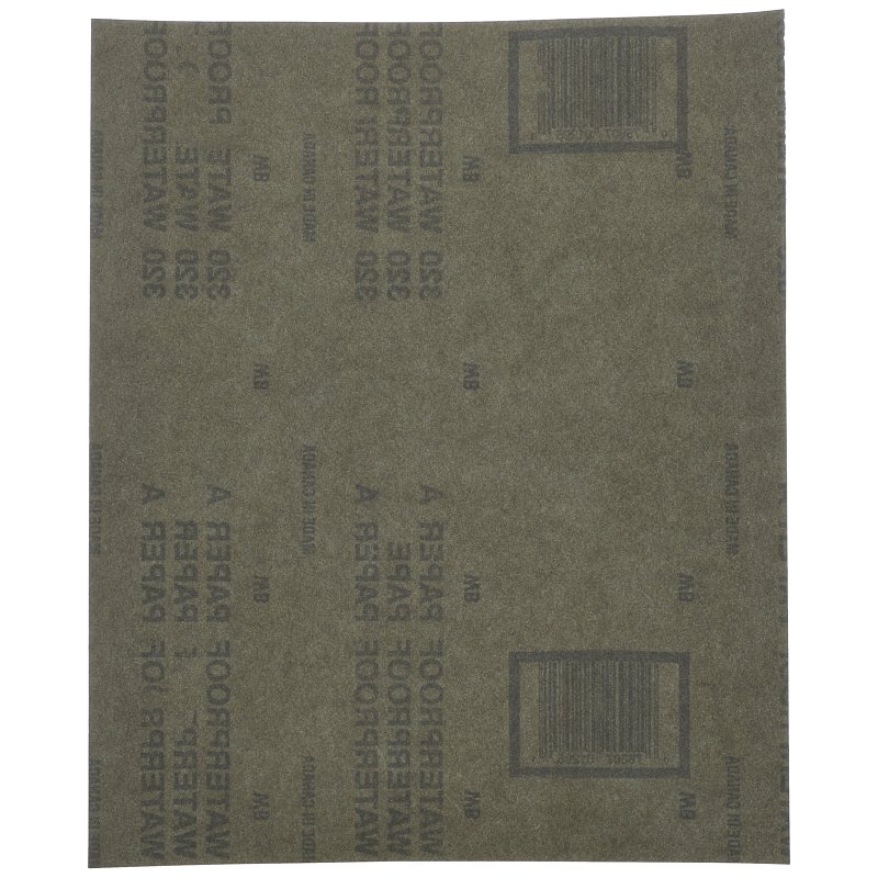 Norton 01225 Sanding Sheet, 9 in L, 11 in W, 320A Grit, Extra Fine, Aluminum Oxide Abrasive