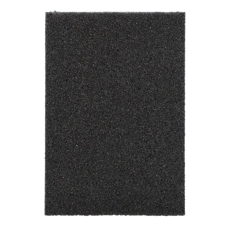 Norton MultiSand 49502 Sanding Sponge, 4 in L, 2-3/4 in W, 80, 150 Grit, Fine, Medium, Aluminum Oxide/Nylon Abrasive