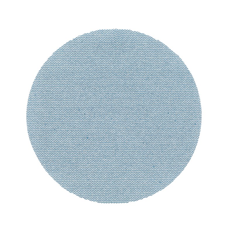 Norton MeshPower Series 68441 Sanding Disc, 5 in Dia, 120 Grit, Medium, Ceramic Alumina Abrasive