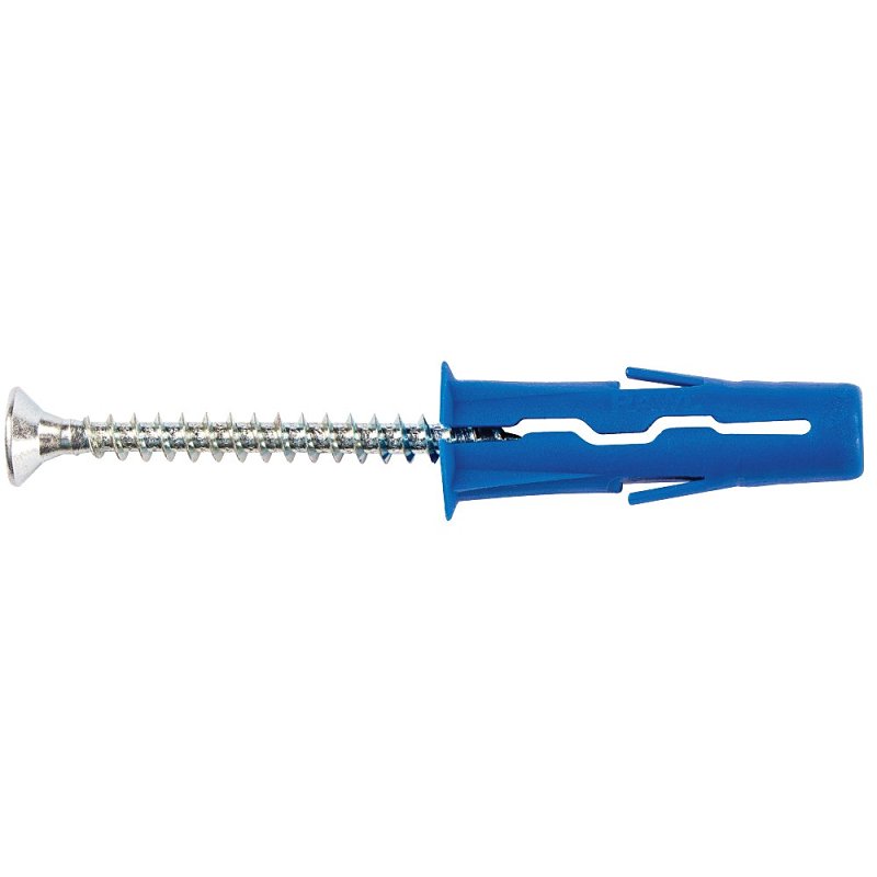 Rawlplug Rawl Uno Series R-S0-UNO5/16+8-1 Multi-Purpose Anchor, 16 mm Thread, 1-1/2 in L, Polypropylene