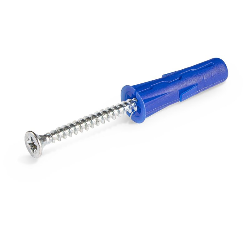 Rawlplug Rawl Uno Series R-S0-UNO5/16+8-1 Multi-Purpose Anchor, 16 mm Thread, 1-1/2 in L, Polypropylene