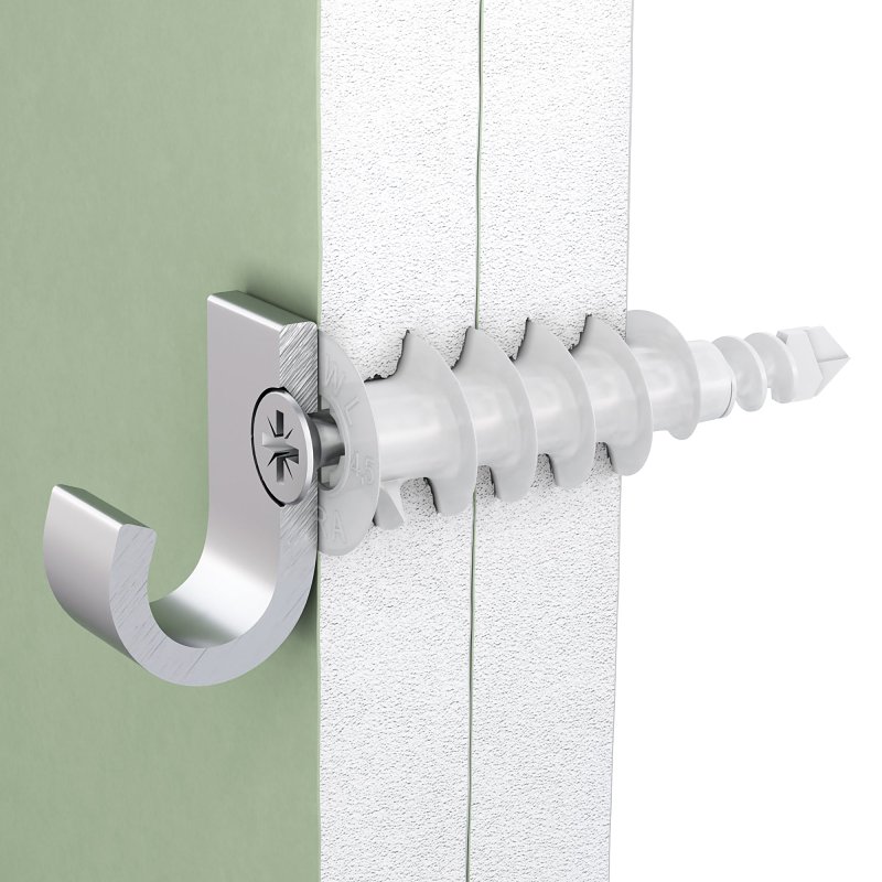 Rawlplug Rawl Rawldrive Series R-S0-DRA-01D+7-1 Wall Anchor, 13 mm Thread, 1-1/4 in L, Nylon, 90 lb