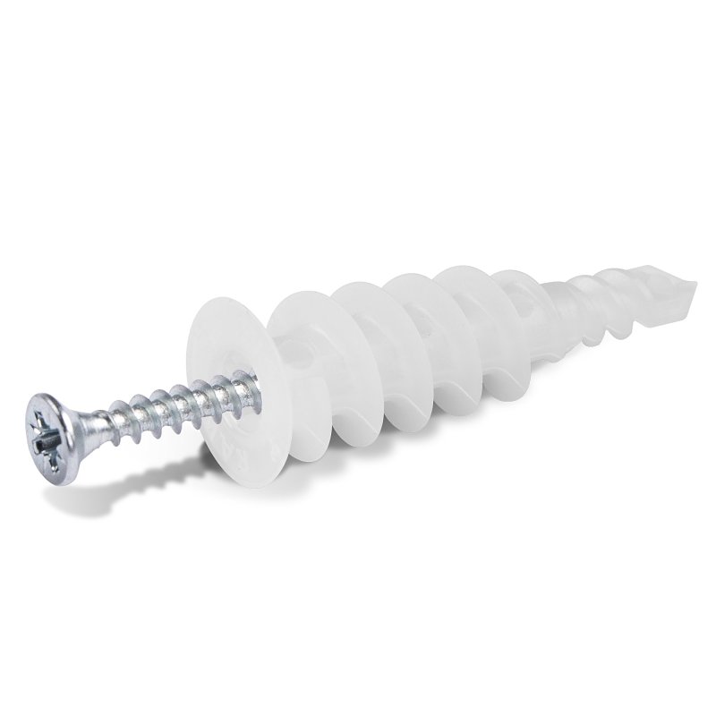 Rawlplug Rawl Rawldrive Series R-S0-DRA-01D+7-1 Wall Anchor, 13 mm Thread, 1-1/4 in L, Nylon, 90 lb