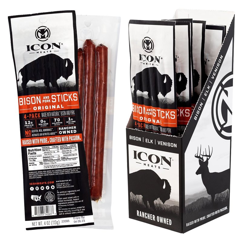 Icon Meats 8-10033-74063-3 Meat Stick, Original, 4 oz