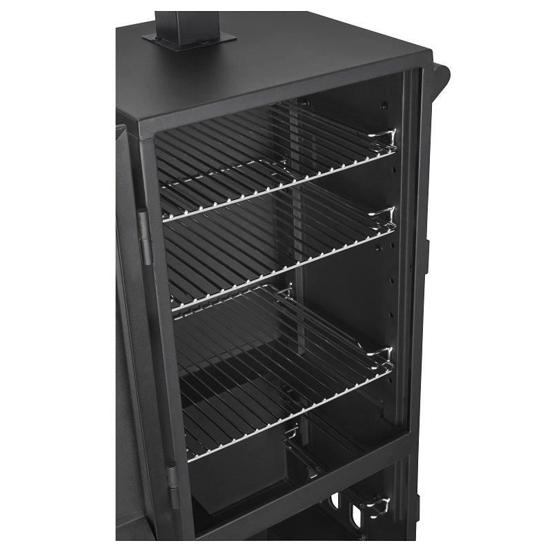 Dyna-Glo DGY784BDP Vertical Gas Smoker, Iron Cooking Surface, Liquid Propane, 15,000 Btu BTU, Steel, Black