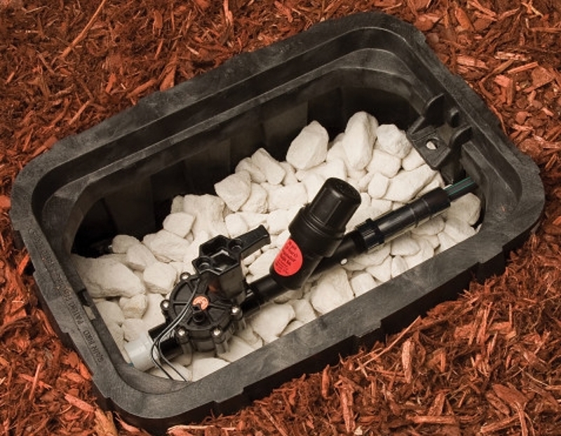 Rain Bird EFP075FSX Drip Irrigation Adapter, 3/4 in x 1/2 in and 5/8 in Connection, FPT x Tube, Polyethylene, Black