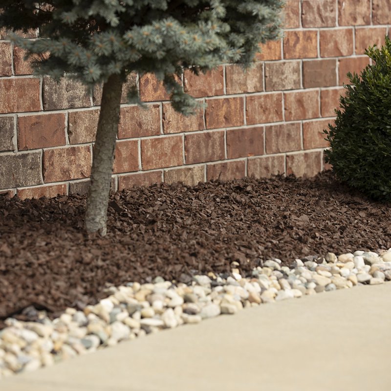 GroundSmart GSNG08BN72 Landscape Mulch, Rubber, Mocha Brown, 0.8 cu-ft