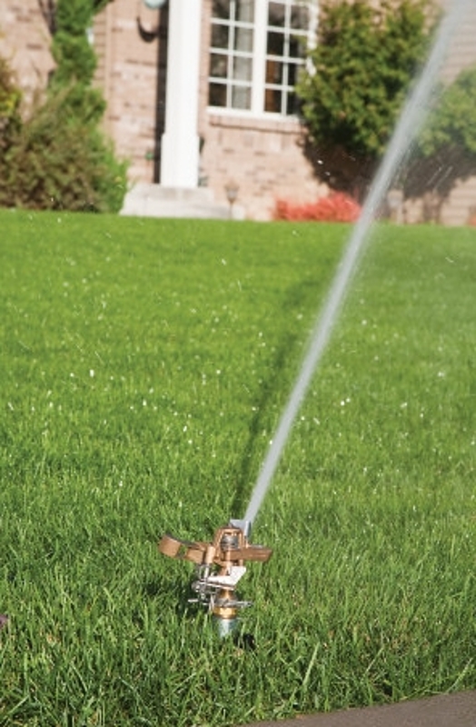 Rain Bird 25PJLSP Staked Sprinkler, 3/4 in Connection, FHT, 20 to 41 ft, 20 deg Nozzle Trajectory