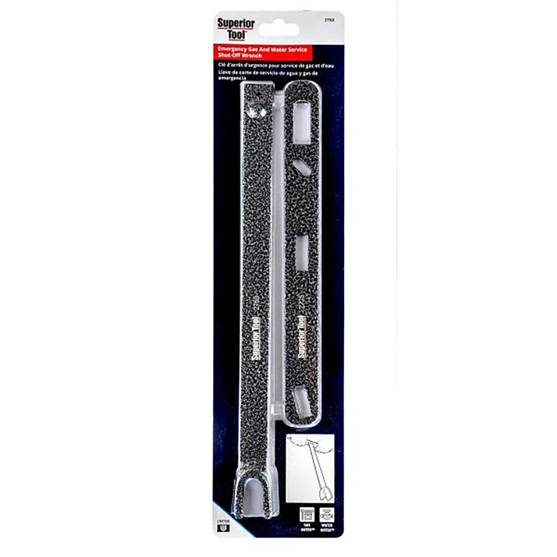 Superior Tool 02750 Wrench, 14 in L, Metal, Metallic