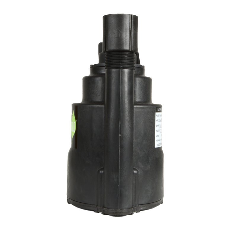 Eco-Flo SUP57 Submersible Utility Pump, 2.3 A, 115 V, 1/4 hp, 1-1/4 in Outlet, 1800 gph, Thermoplastic