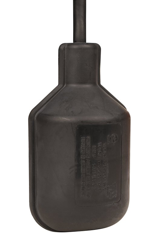 Water Source WSFSWPB Piggyback Float Switch, 115 V, For: Pumps Working with 1/2 hp at 120 VAC and 1 hp at 230 VAC